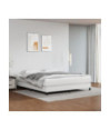 Saltea cu arcuri buzunar, fermitate medie, alb, 160x200x20 cm, piele ecologică - WOODBB3300 Saltea cu arcuri buzunar, fermitate medie, alb, 160x200x20 cm, piele ecologică - WOODBB3300