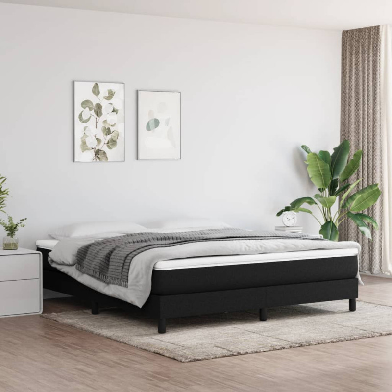 Saltea cu arcuri buzunar, fermitate medie, negru, 180x200x20 cm, textil - WOODBB3311 Saltea cu arcuri buzunar, fermitate medie, negru, 180x200x20 cm, textil - WOODBB3311