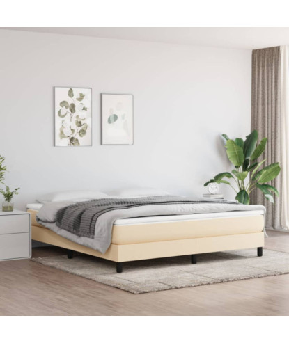 Saltea cu arcuri buzunar, fermitate medie, crem, 180x200x20 cm, textil - WOODBB3313