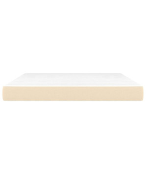 Saltea cu arcuri buzunar, fermitate medie, crem, 180x200x20 cm, textil - WOODBB3313