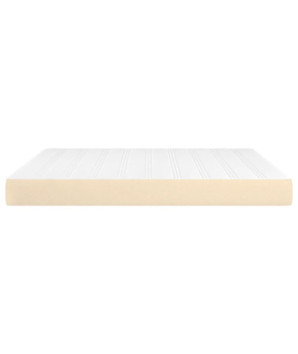 Saltea cu arcuri buzunar, fermitate medie, crem, 180x200x20 cm, textil - WOODBB3313