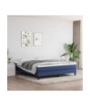 Saltea cu arcuri buzunar, fermitate medie, albastru, 180x200x20 cm, textil - WOODBB3314