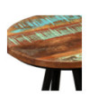 Scaune masă bar multicolor aspect industrial, din lemn masiv reciclat, fără spătar, 4 buc. Scaune masă bar multicolor aspect industrial, din lemn masiv reciclat, fără spătar, 4 buc.