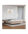 Saltea cu arcuri buzunar, fermitate medie, cappuccino, 180x200x20 cm, piele eco - WOODBB3318 Saltea cu arcuri buzunar, fermitate medie, cappuccino, 180x200x20 cm, piele eco - WOODBB3318
