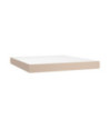 Saltea cu arcuri buzunar, fermitate medie, cappuccino, 180x200x20 cm, piele eco - WOODBB3318 Saltea cu arcuri buzunar, fermitate medie, cappuccino, 180x200x20 cm, piele eco - WOODBB3318