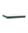 Saltea cu arcuri buzunar, fermitate medie, verde închis, 180x200x20 cm, catifea - WOODBB3322 Saltea cu arcuri buzunar, fermitate medie, verde închis, 180x200x20 cm, catifea - WOODBB3322