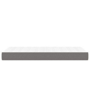 Saltea cu arcuri buzunar, fermitate medie, gri închis, 120x190x20 cm, textil - WOODBB3326