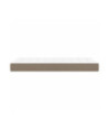 Saltea cu arcuri buzunar, fermitate medie, gri taupe, 120x190x20 cm, textil - WOODBB3329 Saltea cu arcuri buzunar, fermitate medie, gri taupe, 120x190x20 cm, textil - WOODBB3329