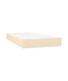 Saltea cu arcuri buzunar, fermitate medie, crem, 120x190x20 cm, textil - WOODBB3330