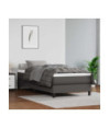 Saltea cu arcuri buzunar, fermitate medie, gri, 120x190x20 cm, piele ecologică - WOODBB3334 Saltea cu arcuri buzunar, fermitate medie, gri, 120x190x20 cm, piele ecologică - WOODBB3334