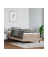 Saltea cu arcuri buzunar, fermitate medie, cappuccino, 120x190x20 cm, piele eco - WOODBB3335 Saltea cu arcuri buzunar, fermitate medie, cappuccino, 120x190x20 cm, piele eco - WOODBB3335