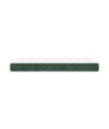 Saltea cu arcuri buzunar, fermitate medie, verde închis, 120x190x20 cm, catifea - WOODBB3339
