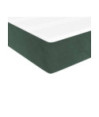 Saltea cu arcuri buzunar, fermitate medie, verde închis, 120x190x20 cm, catifea - WOODBB3339