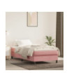Saltea cu arcuri buzunar, fermitate medie, roz, 120x190x20 cm, catifea - WOODBB3341 Saltea cu arcuri buzunar, fermitate medie, roz, 120x190x20 cm, catifea - WOODBB3341