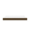 Saltea cu arcuri buzunar, fermitate medie, maro închis, 140x190x20 cm, textil - WOODBB3342 Saltea cu arcuri buzunar, fermitate medie, maro închis, 140x190x20 cm, textil - WOODBB3342