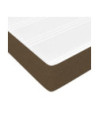 Saltea cu arcuri buzunar, fermitate medie, maro închis, 140x190x20 cm, textil - WOODBB3342 Saltea cu arcuri buzunar, fermitate medie, maro închis, 140x190x20 cm, textil - WOODBB3342