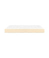 Saltea cu arcuri buzunar, fermitate medie, crem, 140x190x20 cm, textil - WOODBB3343