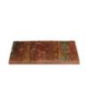 Blat masă rustic din lemn masiv reciclat, pătrată, 80x80x2,5 cm, handmade Blat masă rustic din lemn masiv reciclat, pătrată, 80x80x2,5 cm, handmade