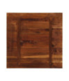 Blat masă rustic din lemn masiv reciclat, pătrată, 80x80x2,5 cm, handmade Blat masă rustic din lemn masiv reciclat, pătrată, 80x80x2,5 cm, handmade