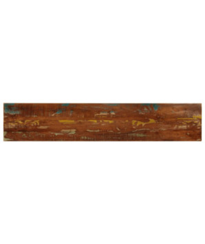 Blat masă rustic din lemn masiv reciclat, dreptunghiulară, 160x30x3,8 cm, handmade