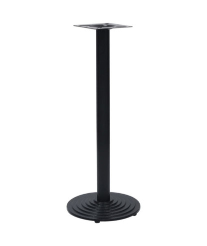 Picior masă de bistro, negru,Ø43x107 cm, fontă, cu aspect industrial - WOODBB3349