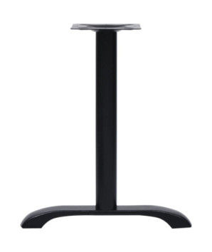 Picior masă de bistro, 2 buc., negru, 61x8x72 cm, fontă, cu aspect industrial - WOODBB3350