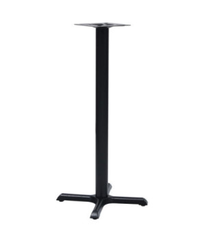 Picior masă de bistro, negru, 56 x 56 x 107 cm, fontă, cu aspect industrial - WOODBB3352