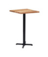 Picior masă de bistro, negru, 56 x 56 x 107 cm, fontă, cu aspect industrial - WOODBB3352
