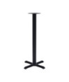 Picior masă de bistro, negru, 56 x 56 x 107 cm, fontă, cu aspect industrial - WOODBB3352