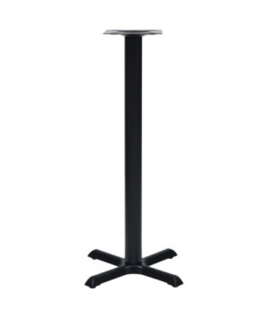 Picior masă de bistro, negru, 56 x 56 x 107 cm, fontă, cu aspect industrial - WOODBB3352