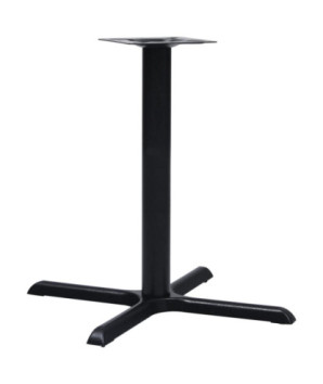 Picior masă de bistro, negru, 76 x 76 x 72 cm, fontă, cu aspect industrial - WOODBB3353
