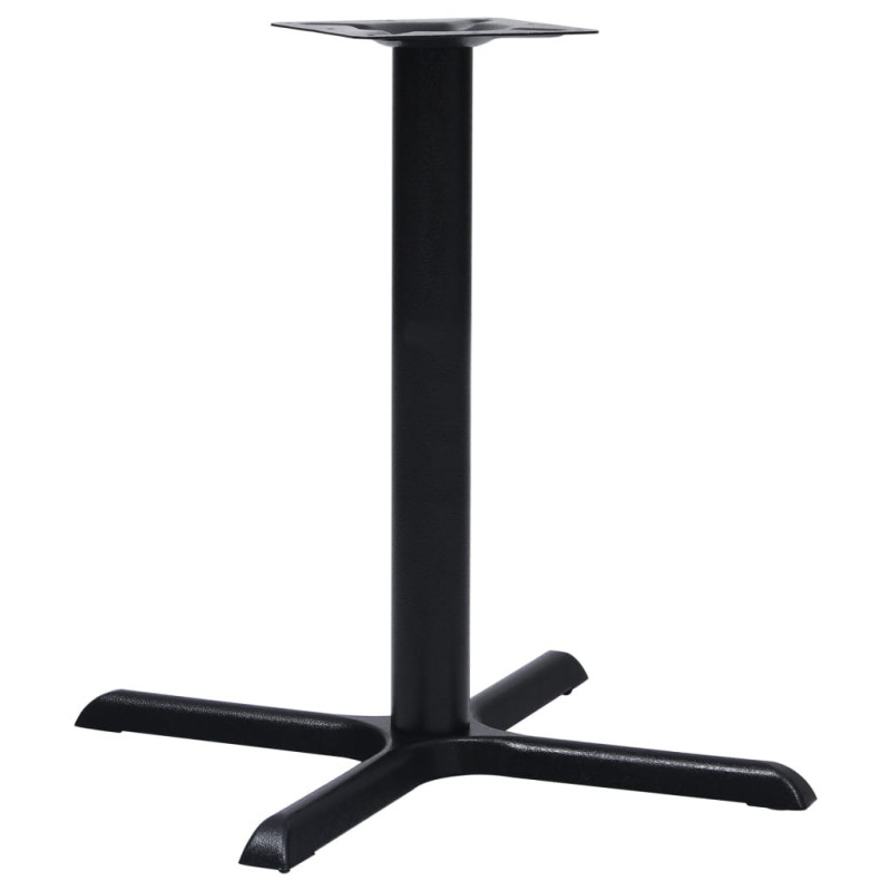 Picior masă de bistro, negru, 76 x 76 x 72 cm, fontă, cu aspect industrial - WOODBB3353 Picior masă de bistro, negru, 76 x 76 x 72 cm, fontă, cu aspect industrial - WOODBB3353