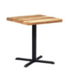Picior masă de bistro, negru, 76 x 76 x 72 cm, fontă, cu aspect industrial - WOODBB3353 Picior masă de bistro, negru, 76 x 76 x 72 cm, fontă, cu aspect industrial - WOODBB3353