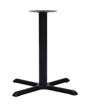 Picior masă de bistro, negru, 76 x 76 x 72 cm, fontă, cu aspect industrial - WOODBB3353