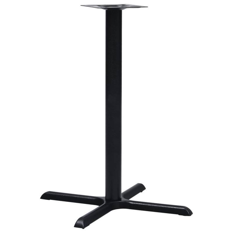 Picior masă de bistro, negru, 76 x 76 x 107 cm, fontă, cu aspect industrial - WOODBB3354 Picior masă de bistro, negru, 76 x 76 x 107 cm, fontă, cu aspect industrial - WOODBB3354