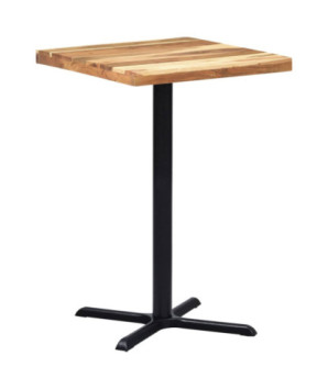 Picior masă de bistro, negru, 76 x 76 x 107 cm, fontă, cu aspect industrial - WOODBB3354