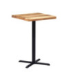 Picior masă de bistro, negru, 76 x 76 x 107 cm, fontă, cu aspect industrial - WOODBB3354 Picior masă de bistro, negru, 76 x 76 x 107 cm, fontă, cu aspect industrial - WOODBB3354