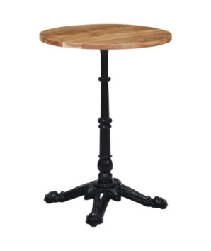 Picior masă de bistro, negru, 52x52x72 cm, fontă, cu aspect industrial - WOODBB3355