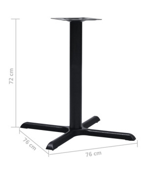 Masă pătrată cu aspect industrial, din lemn masiv reciclat, 80x80x74,5 cm