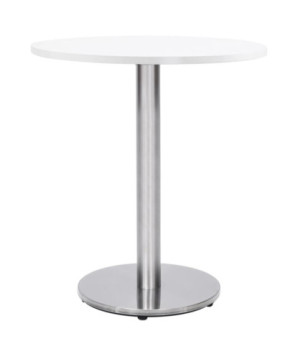 Picior masă de bistro, argintiu, Ø45x72 cm, oțel inoxidabil, cu aspect industrial - WOODBB3362