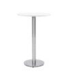 Picior masă de bistro, argintiu, Ø45x107 cm, oțel inoxidabil, cu aspect industrial - WOODBB3363