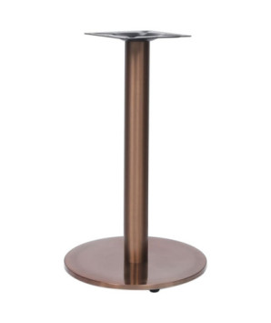 Picior masă de bistro, auriu, Ø45x72 cm, oțel inoxidabil, cu aspect industrial - WOODBB3364
