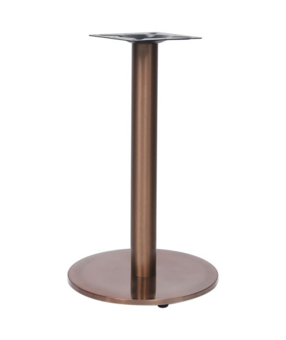 Picior masă de bistro, auriu, Ø45x72 cm, oțel inoxidabil, cu aspect industrial - WOODBB3364