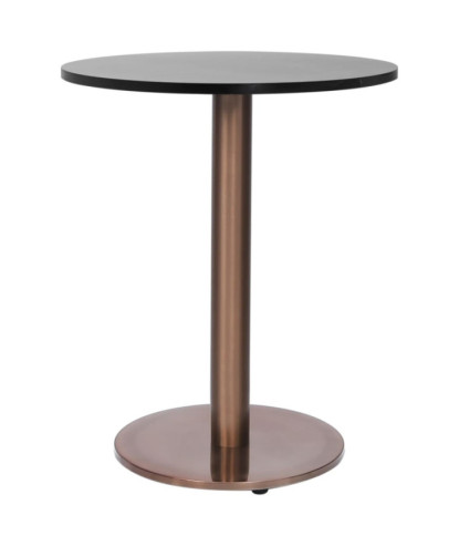 Picior masă de bistro, auriu, Ø45x72 cm, oțel inoxidabil, cu aspect industrial - WOODBB3364
