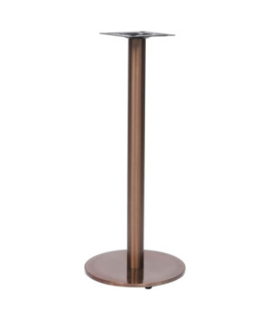 Picior masă de bistro, auriu, Ø45x107 cm, oțel inoxidabil, cu aspect industrial - WOODBB3365