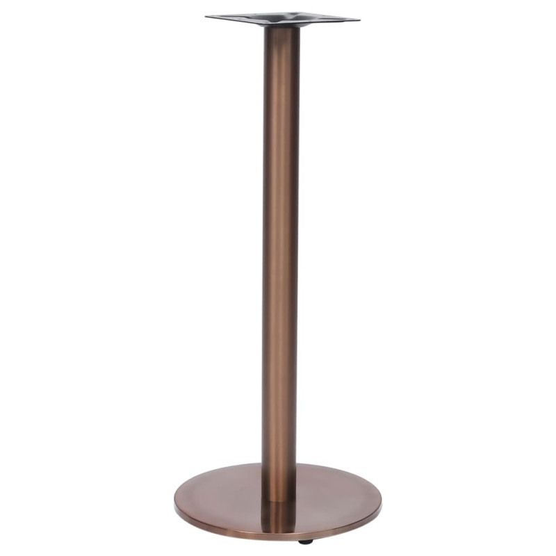 Picior masă de bistro, auriu, Ø45x107 cm, oțel inoxidabil, cu aspect industrial - WOODBB3365 Picior masă de bistro, auriu, Ø45x107 cm, oțel inoxidabil, cu aspect industrial - WOODBB3365