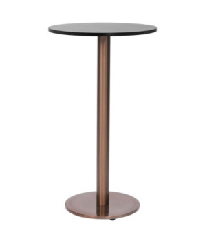 Picior masă de bistro, auriu, Ø45x107 cm, oțel inoxidabil, cu aspect industrial - WOODBB3365