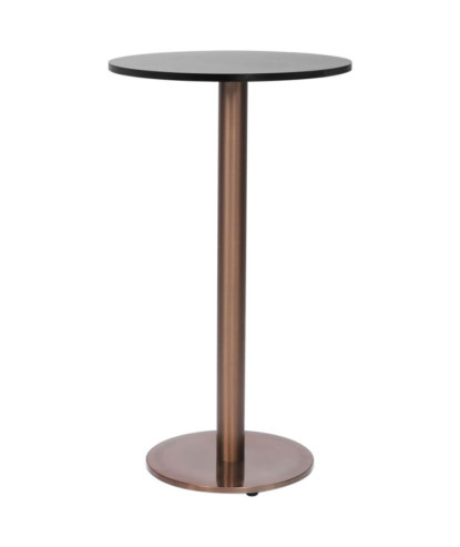 Picior masă de bistro, auriu, Ø45x107 cm, oțel inoxidabil, cu aspect industrial - WOODBB3365
