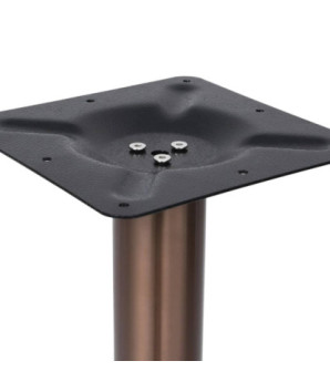 Picior masă de bistro, auriu, Ø45x107 cm, oțel inoxidabil, cu aspect industrial - WOODBB3365