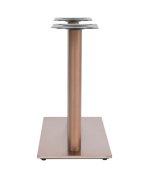 Picior masă de bistro, alamă, 70x40x72 cm, oțel inoxidabil, cu aspect industrial - WOODBB3366